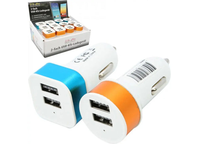Kompakter USB-Auto-Ladestecker für Zigarettenanzünder - Schnellladefunktion TK Gruppe® Grosshandel 