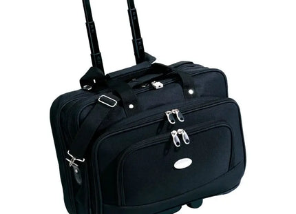 Kompaktes Bordcase MANAGER - Stilvolles Handgepäck in Schwarz für Geschäftsreisen TK Gruppe® Grosshandel 