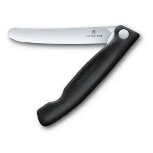 Kompaktes Faltbares Gemüsemesser, 11 cm - Leicht & Praktisch, Schwarz TK Gruppe® Grosshandel 