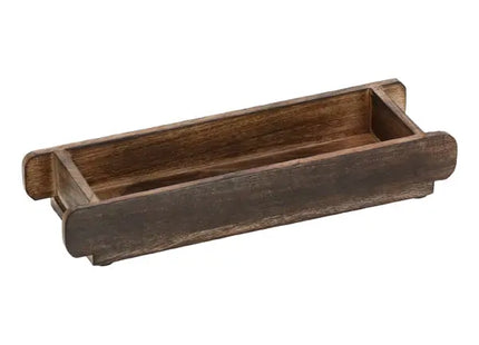 Kompaktes Mangoholz-Tablett, 30x9cm - Elegantes Servieraccessoire TK Gruppe® Grosshandel 