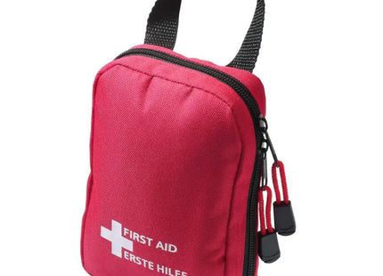 Kompaktes Notfall-Set Bag in Rot-Schwarz – Essentiell für unterwegs TK Gruppe® Grosshandel 