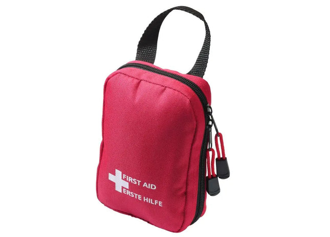 Kompaktes Notfall-Set Bag in Rot-Schwarz – Essentiell für unterwegs TK Gruppe® Grosshandel 