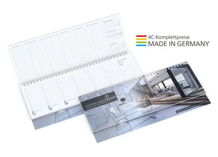 Kompaktmappe mit individuellem 4C-Druck – in Blau TK Gruppe® Grosshandel 