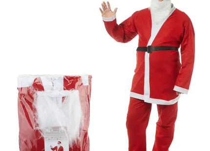 Komplettes Weihnachtsmann-Kostüm, 5-teilig – Ideal für Festliche Anlässe TK Gruppe® Grosshandel 