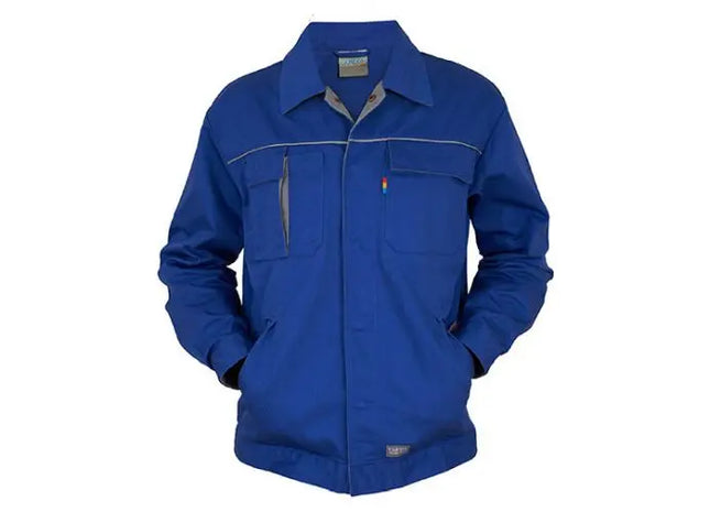 Kontrast-Arbeitsjacke – Robuste, bequeme und vielseitige Workwear-Jacke mit Kontrastelementen TK Gruppe® Grosshandel 