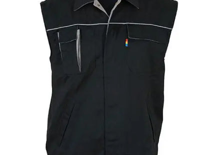 Kontrast-Arbeitsweste – Robuste, bequeme und vielseitige Workwear-Weste mit Kontrastelementen TK Gruppe® Grosshandel 