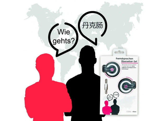 Kopfhörer Übersetzer-Set "Cool-vibes" TK Gruppe® Grosshandel 