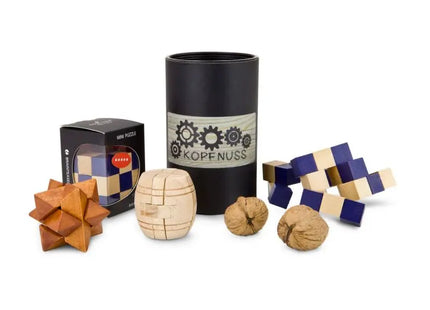 Kopfnuss Geschenkset - Ideales Präsent für Denker & Tüftler TK Gruppe® Grosshandel 