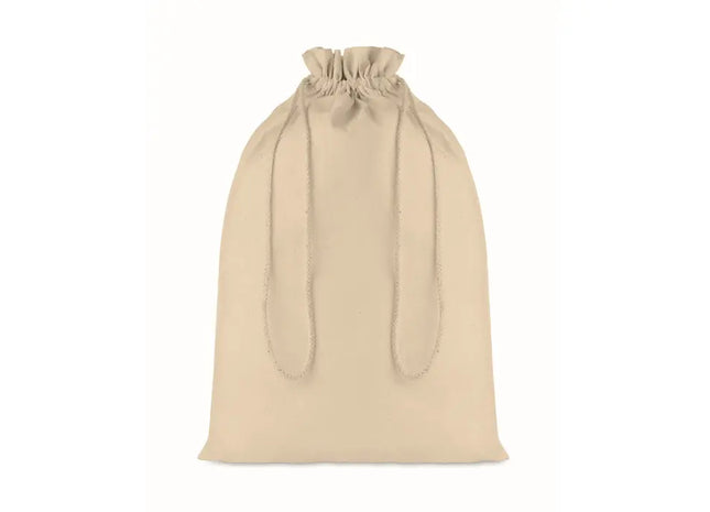 Kordelzugbeutel L TASKE LARGE - Geräumig und stilvoll in eleganter Beige TK Gruppe® Grosshandel 