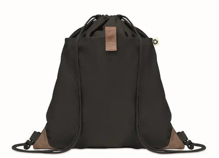 Kordelzugbeutel PANDA BAG - Praktisch und stilvoll in zeitlosem Schwarz TK Gruppe® Grosshandel 