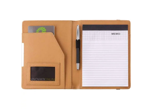 Kork Konferenzordner Loretta: Nachhaltiger Organizer für Meetings, mit Schreibblock, Kartenfächern und mehr TK Gruppe® Grosshandel 