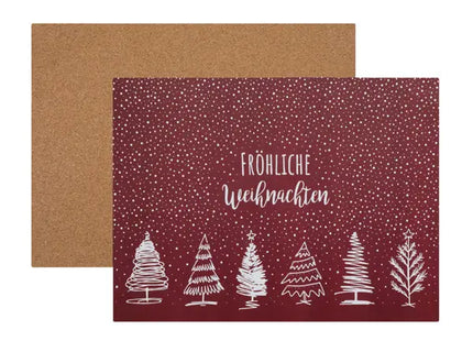 Kork-Tischset mit Tannenmotiv, Hitzebeständig, 40x30cm TK Gruppe® Grosshandel 