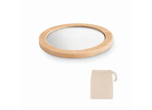 Kosmetikspiegel MALAY aus Holz - Eleganter Schminkspiegel, Perfekt für das Badezimmer TK Gruppe® Grosshandel 
