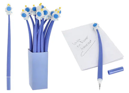 Kosmischer Astronauten Gelschreiber - Flüssiges Schreiben, Weltraum-Motiv TK Gruppe® Grosshandel 