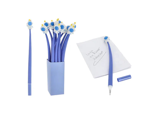 Kosmischer Astronauten Gelschreiber - Flüssiges Schreiben, Weltraum-Motiv TK Gruppe® Grosshandel 