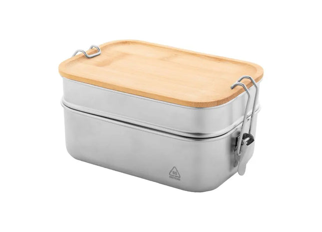Kotetsu Lunchbox Silber, Metall-Mahlzeitenbehälter – Elegant & Praktisch TK Gruppe® Grosshandel 