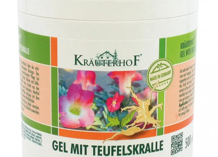 Kräuterhof Teufelskrallen-Salbe 500ml – Natürliche Schmerzlinderung TK Gruppe® Grosshandel 