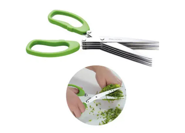 Kräuterschere Bilbao - Apfelgrün, Präzises Schneidwerkzeug für frische Kräuter TK Gruppe® Grosshandel 