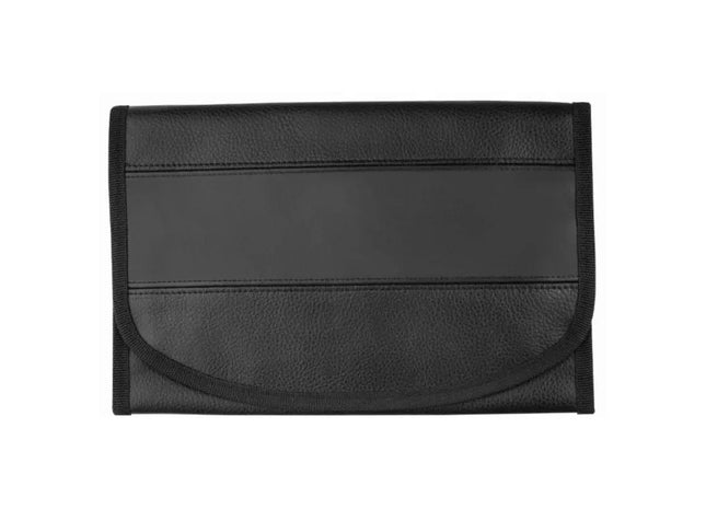 KreativDesign Fahrzeugpapiertasche LookPlus - Schwarz Stilvolle Tasche für Fahrzeugdokumente TK Gruppe® Grosshandel 