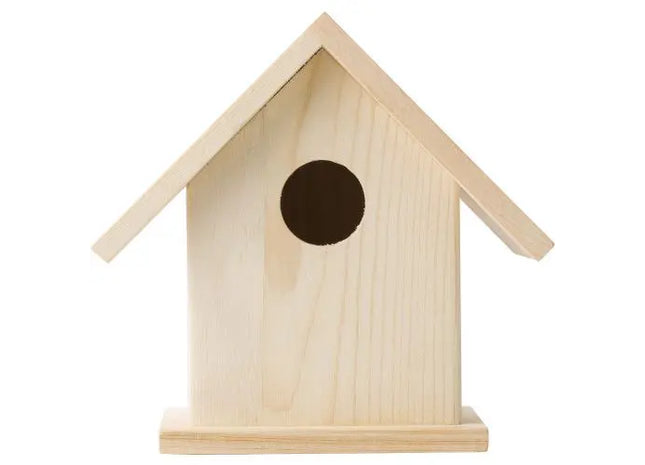 Kreatives Vogelhaus 'Wesley' mit Malset, DIY Nistkasten in Braun TK Gruppe® Grosshandel 