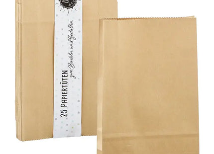 Kreativset Papiertüten, 25 Stück, 27x17 cm | Bastelbedarf & Geschenkverpackung TK Gruppe® Grosshandel 