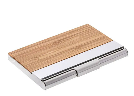 Kredit- und Visitenkartenbox RE98-SPOKANE in Chromfarben - Elegantes & Funktionales Design TK Gruppe® Grosshandel 