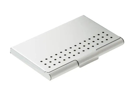 Kredit- und Visitenkartenbox REFLECTS-NAME - silber: Stilvolles und funktionales Kartenetui TK Gruppe® Grosshandel 