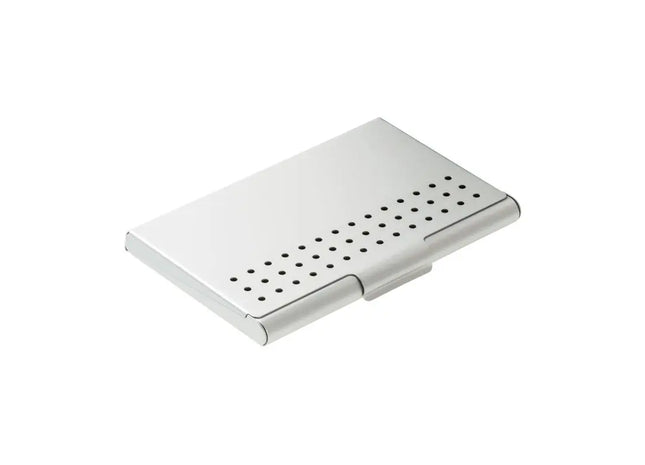 Kredit- und Visitenkartenbox REFLECTS-NAME - silber: Stilvolles und funktionales Kartenetui TK Gruppe® Grosshandel 