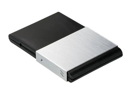Kredit- und Visitenkartenbox REFLECTS-SARZEDO in Schwarz-Silber - Stilvoll & Funktional TK Gruppe® Grosshandel 