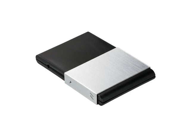 Kredit- und Visitenkartenbox REFLECTS-SARZEDO in Schwarz-Silber - Stilvoll & Funktional TK Gruppe® Grosshandel 