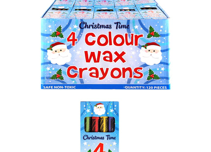 Kreidewachs-Weihnachtsset, 4-teilig, 8 cm - Weihnachtsgeschenk in Box TK Gruppe® Grosshandel 