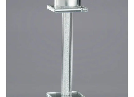 Kristall Teelichtleuchter, Mittlere Größe, ca. 19cm, Eleganter Kerzenhalter TK Gruppe® Grosshandel 