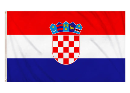 Kroatische Flagge, 5 x 3 Fuß, großes, langlebiges Outdoor-Nationalbanner von Kroatien TK Gruppe® Grosshandel 