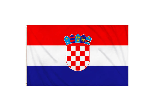 Kroatische Flagge, 5 x 3 Fuß, großes, langlebiges Outdoor-Nationalbanner von Kroatien TK Gruppe® Grosshandel 