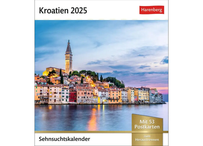 Kroatische Landschaften Kalender 2024 - Sehnsucht Kroatien, Monatlicher Wandkalender TK Gruppe® Grosshandel 