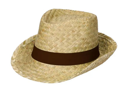 Kuba Sommerhut in Naturfarbe mit Braunem Band – Stilvoll & Sonnenschützend TK Gruppe® Grosshandel 