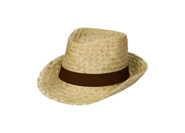 Kuba Sommerhut in Naturfarbe mit Braunem Band – Stilvoll & Sonnenschützend TK Gruppe® Grosshandel 