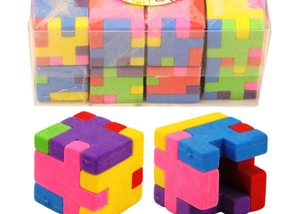 Kubus-Radiergummis, 2,7 cm – Präzises Radieren, ideal für Schule und Büro TK Gruppe® Grosshandel 