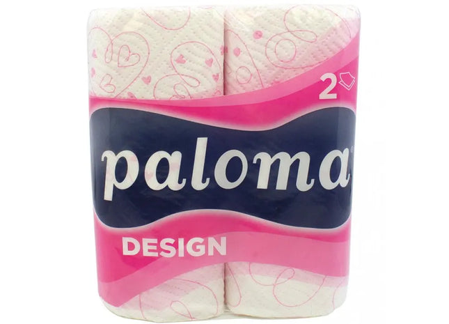 Küchenrolle 2-lagig, 100% Zellulose, 220x222mm, 2er-Pack, Hochsaugfähig TK Gruppe® Grosshandel 