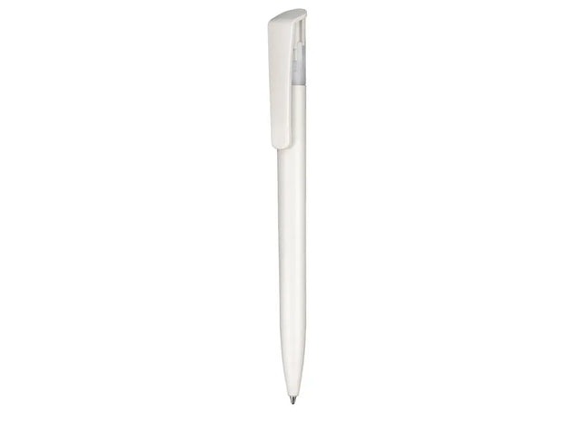 Kugelschreiber BIO-STAR - Frost-Weiß, Ökologischer Premium Schreibstift TK Gruppe® Grosshandel 