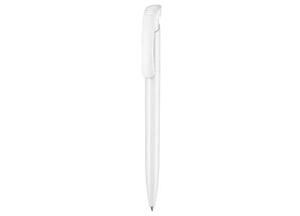 Kugelschreiber CLEAR - Transparent Weiß, Eleganter Durchsichtiger Stift TK Gruppe® Grosshandel 