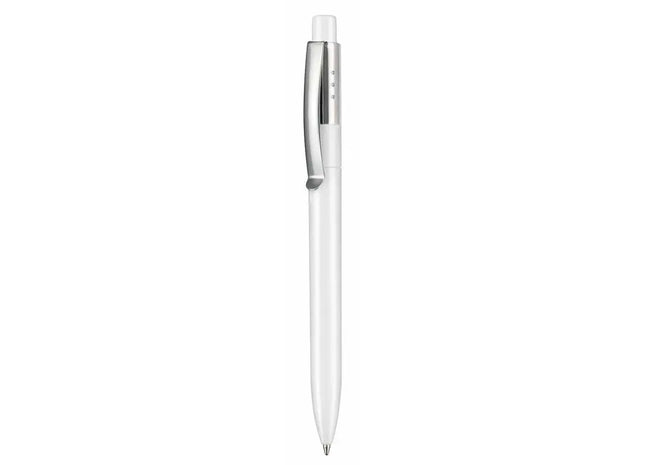 Kugelschreiber ELEGANCE - Schlichtes Weiß, Stilvoller Eleganter Schreibstift TK Gruppe® Grosshandel 
