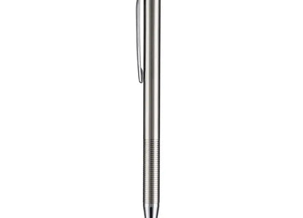 Kugelschreiber STEEL - Edler Silberner Metallschreibstift, Robust & Stilvoll TK Gruppe® Grosshandel 