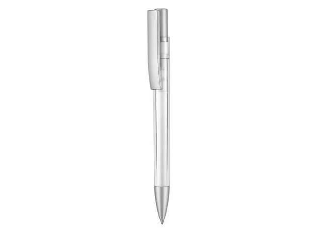 Kugelschreiber STRATOS TRANSPARENT SI - Durchsichtiger, Moderner Schreibstift TK Gruppe® Grosshandel 