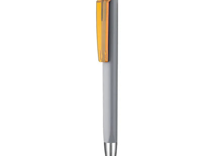 Kugelschreiber TRI-STAR SOFT ST - Stein-Grau & Mango-Gelb, Ergonomischer Zweifarbiger Stift TK Gruppe® Grosshandel 