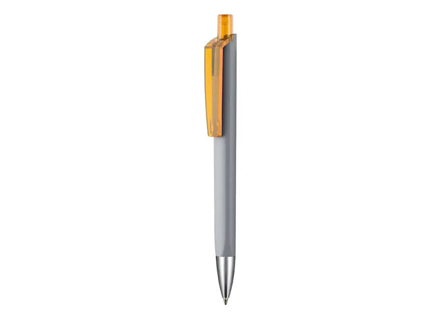 Kugelschreiber TRI-STAR SOFT ST - Stein-Grau & Mango-Gelb, Ergonomischer Zweifarbiger Stift TK Gruppe® Grosshandel 