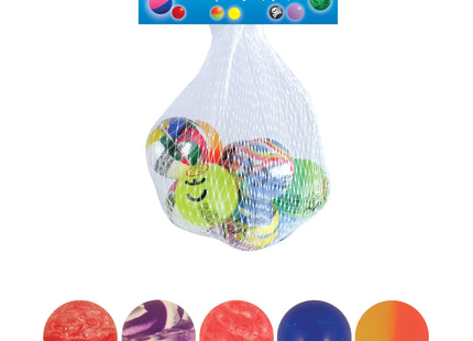 Kugelstrahl 2,5 cm - 10 sortierte Farben, kleine Sprungbälle für Kinder TK Gruppe® Grosshandel 