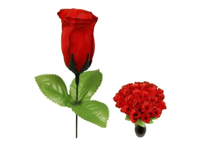 Kunstblume Heckenrose in Rot, 26 cm TK Gruppe® Grosshandel 