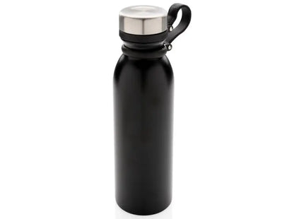 Kupfer-Vakuumisolierte Flasche 500ml mit Trageriemen in Schwarz - Modern & Praktisch TK Gruppe® Grosshandel 