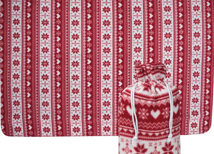 Kuscheldecke Debrecen - Rote, flauschige Decke für wohlige Wärme TK Gruppe® Grosshandel 